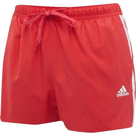 adidas zwembroek 3 strepen zwart rood aanbieding|adidas zwemkleding heren.